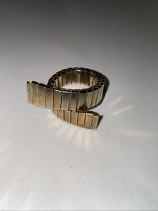 Cinturino Orologio Donna Elasticizzato Twistble Acciaio Inox Tono Oro 11mm 4/10” @ Fine - Foto 1 di 7