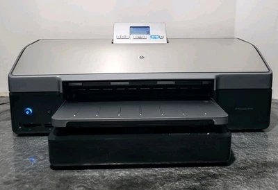 HP Photosmart 8750 Wide Format Professional Color Inkjet Printer Working - Image 1 of 4