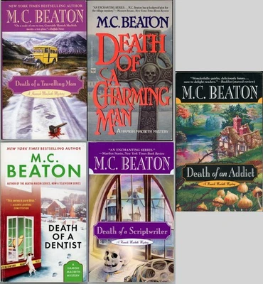 Hamish Macbeth Cozy Mystery Lot of 5 Paperback by M.C. Beaton Foto 1 de 4