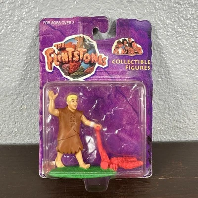 Boneco vintage 1993 Mattel The Flintstones filme Barney corte gramado novo em folha - Imagem 1 de 2