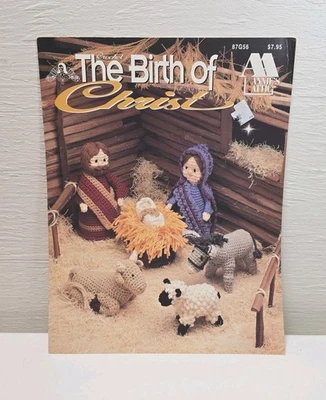Crochet El Nacimiento de Cristo Annies Ático Navidad Belén Patrones 1992 De Colección Foto 1 de 4