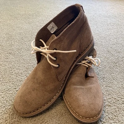 Botines Crown Vintage Cuero Gamuza Tostado Con Cordones Chukka Taupe Para Hombre’s 8  Foto 1 de 4