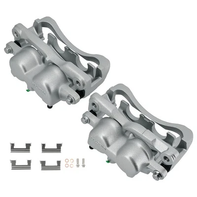 2* Front Brake Calipers w/Bracket for Chevrolet GMC Silverado Sierra 2500 3500 - Image 1 of 4