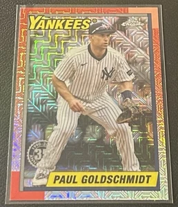 Actualización Topps 2025 1990 cromo Mojo refractor U90C-12 Paul Goldschmidt Yankees - Imagen 1 de 2