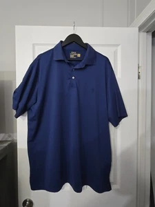 Polo Ralph Lauren Mens Performance Polo Size XL Blue - Picture 1 of 8