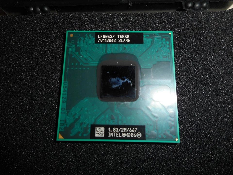 NEW SLA4E Intel Mobile Core 2 Duo T5550 1.83GHz 2M 667FSB sP LP SLA4E - Image 1 of 1