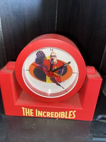 Disney Collectable The Incredibles Desk Clock With Alarm - Powers Up Cover