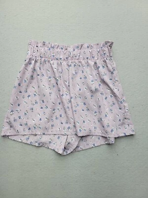 Pantalones Cortos Altard State Mujer Medianos Púrpura Bolsa de Papel Tiro Alto 2 en Floral Foto 1 de 4