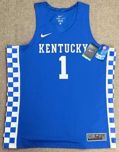 Nike NCAA University of Kentucky #1 Game Royal Basketball Jersey Size XL - Picture 1 of 7