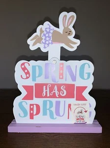 Spring Has Sprung Tabletop Sign - Easter Bunny (New) (Easter) - Picture 1 of 6