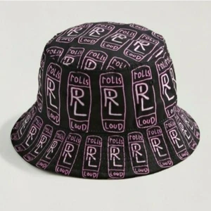 NEW URBAN OUTFITTERS ROLLING LOUD BUCKET HAT BLACK PURPLE B2SS FESTIVAL MERCH - Picture 1 of 8