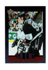 1995 1995-96 BE A PLAYER WAYNE GRETZKY GREAT MEMORIES GM04 UD LOS ANGELES KINGS - Imagen 1 de 1