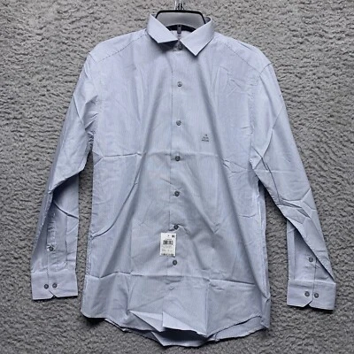 Tasso Elba Shirt Mens Blue M Medium Quarter Zip Stretch long Sleeve Wicking UPF - Image 1 of 4