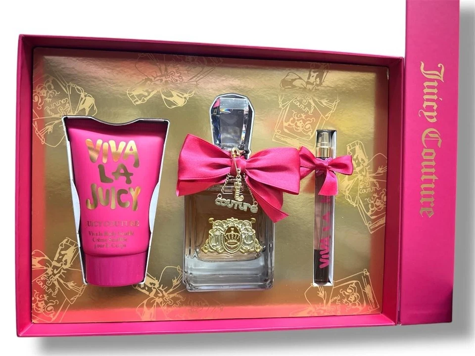 Juicy Couture Viva La Juicy 3.4 oz EDP & Body Lotion  3-Piece Gift Set - Image 1 of 1