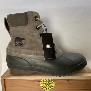 Sorel Cheyanne II Waterproof Lace Duck Boots Major / Coal NM3447-245 Men Size  8 - Picture 1 of 10