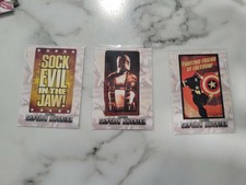 2011 Captain America The First Avenger Set 11 diff Subset Cards plus 5 stickers
