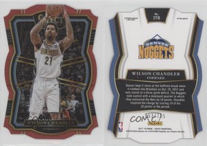 2017-18 Panini Select Premier Level Red Die-Cut Prizm /135 Wilson Chandler #178