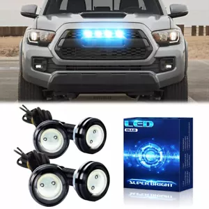 Universal Blue LED Fog DRL Daytime Running Light For Car Motorcycle - Picture 1 of 11