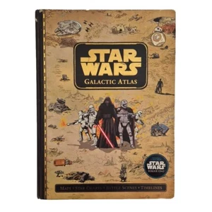 Star Wars: Galactic Atlas by Lucasfilm Hardcover, 2016 Maps Star Charts Timeline - Picture 1 of 9
