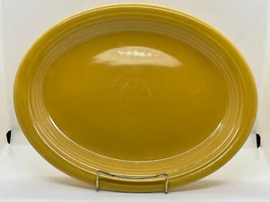Vintage Fiesta Large Oval Platter in Original Yellow Glaze - Picture 1 of 9