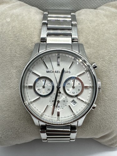 Michael Kors MK5985 Orologio Donna Argento Acciaio Inox Quadrante Analogico Quarzo JNA744