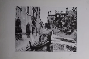 SERIGRAFIA SU SETA DI G. M. D'AMICO - VENEZIA - Imagen 1 de 1