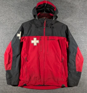 Rare Patagonia Ski Patrol Emergency Hooded Jacket Red Goretex Mens Small - Picture 1 of 24