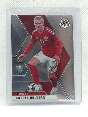 Kasper Dolberg 2021 Panini Mosaic UEFA EURO Soccer - #39 - Denmark - Image 1 of 2