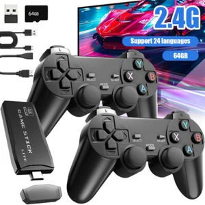 Retro Videospielkonsole 4K HD TV Spiel Stick inkl.2XWireless Controller 40000+ - Bild 1 von 11