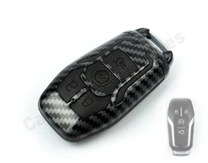 Hard Shell Case for Ford Fob Key Carbon Design Car Key Protector - Picture 1 of 14