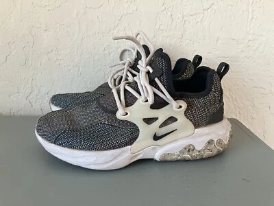 Nike React Presto Flyknit Multi Black Men's Size 6.5 Running Shoes Sneakers - Image 1 of 4
