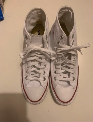 top alto converse bianco taglia 7