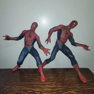 Spiderman The Movie 2002 Marvel Spider-Man 12" 2 Action Figures - Picture 1 of 5