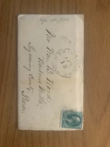 19th Century Original Handwritten Letter- April 18 1872 - Picture 1 of 2