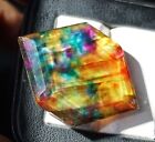 Natural Ammolite Fancy 53.65 Ct Opal -Like Organic Doublet Rare Loose Gemstone
