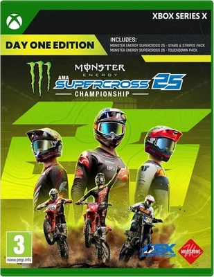 Monster Energy Supercross 25 Day One Edition Xbox Series X New & Sealed - Image 1 of 4