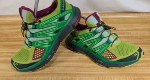 Salomon XR Missions 1 Green Trail Running Shoes Women Size 6.5 377477 - Picture 1 of 19