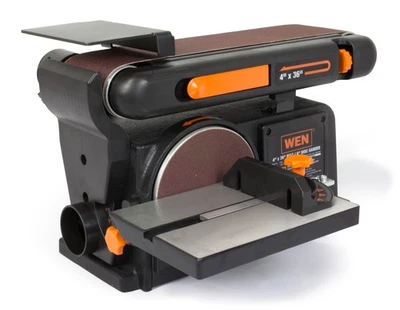 WEN 4.3-Amp 4"x36" Belt & 6" Disc Sander with Cast Iron Base - Image 1 of 4
