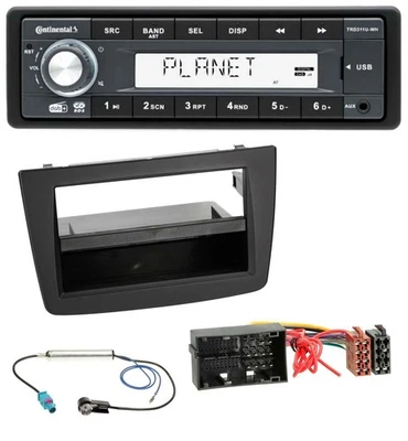 Continental MP3 AUX USB DAB 1DIN Autoradio für Alfa Romeo Mito 955 ab 14 schwarz - Bild 1 von 4