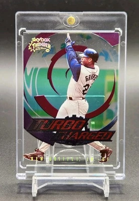 1999 Skybox Thunder Turbo Charged Ken Griffey Jr SCARCE ACETATE INSERT - Image 1 of 4