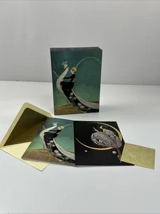 Papyrus Tomas Cathey Notecards George Wolfe Plank 20 Cards 2 Designs Gold Foil 4 - Picture 1 of 14
