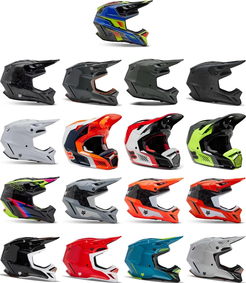 Casco Fox Racing V3 RS - Motocicleta Motocross MX ATV UTV Motocicleta Todoterreno Foto 1 de 1