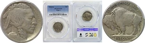 1913-S T-2 5C Buffalo Nickel PCGS F-15 - Picture 1 of 3