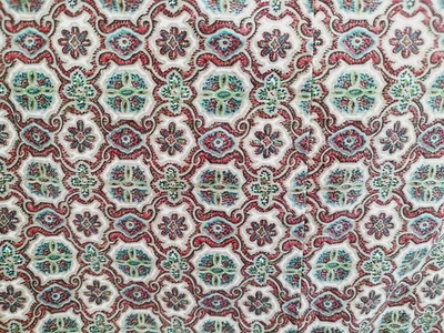 Vtg 60s That Italian Look by Clarise Womens Top Sz 10 Medallion Print Boat Neck - Image 1 of 4