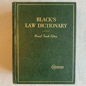 Black's Law Dictionary Revised Fourth 4th Edition (1968) by Henry Campbell Black - Picture 1 of 14