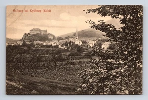 Scenic View Malberg dei Kyllburg Eifel Schoss Castle Germany Postcard - Picture 1 of 4