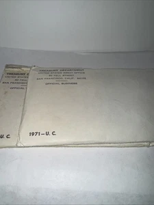 Lot of 2 1971 U.S. Mint Set Uncirculated Original Government Packaging OGP - Picture 1 of 10