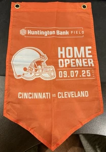 Mini pancarta de apertura en casa de los Cincinnati Bengals vs. Cleveland Browns 9-7-25 sorteo - Imagen 1 de 3