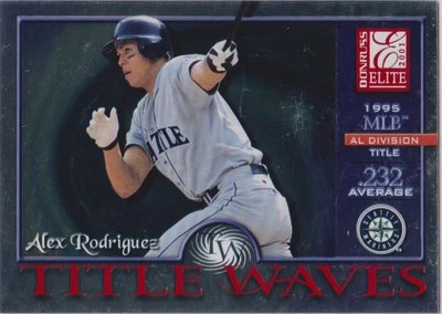2001 Donruss Elite Алекс Родригес Texas Rangers / Mariners Title Waves /1995 - Изображение 1 из 2