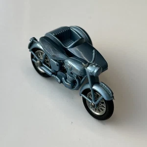 Lesney Matchbox Series Triumph T110 Motorcycle & Sidecar Blue No.4 Vintage 1960 - Picture 1 of 16
